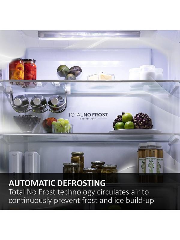 Haier HTW5618EWMG 60/40 Total No Frost Fridge Freezer, E-Rated with Wifi, Water Dispenser - Silver - Image 5